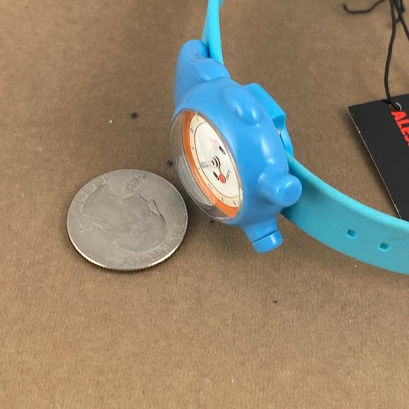 Alessi Miriam Mirri Modernist AL23000 Polyurethane Blue Strap Watch - Picture 7 of 8